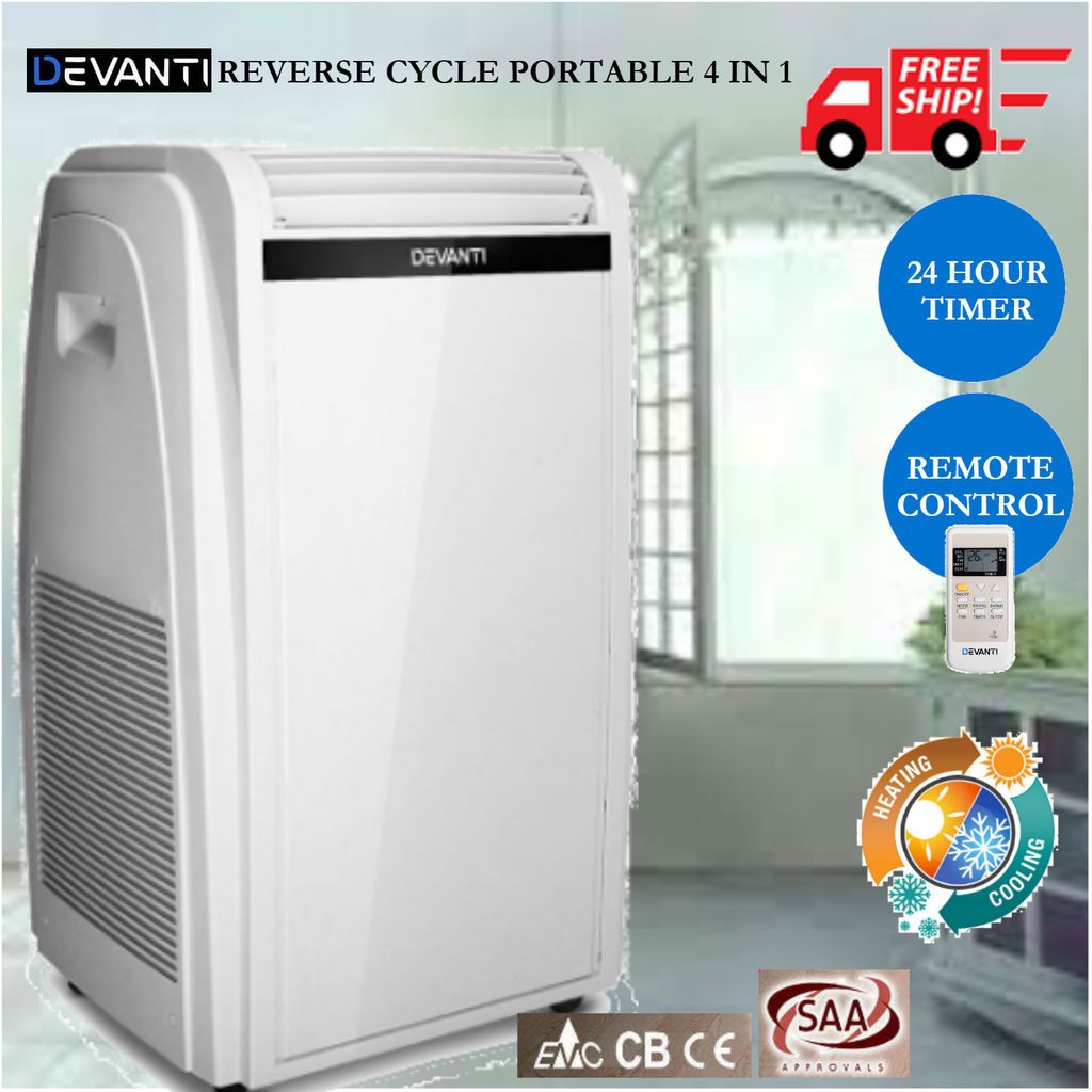 Air Conditioner Portable Reverse Cycle 4 in1 Dehumidifier 71L DEVANTI